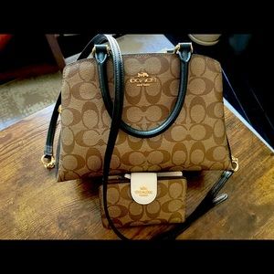 Authentic Coach Purse & Matching Wallet